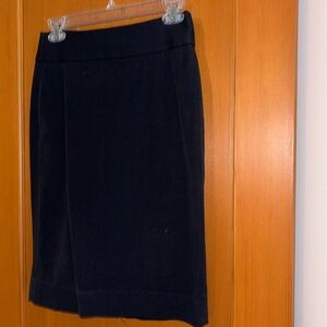 Banana republic, navy pencil skirt.